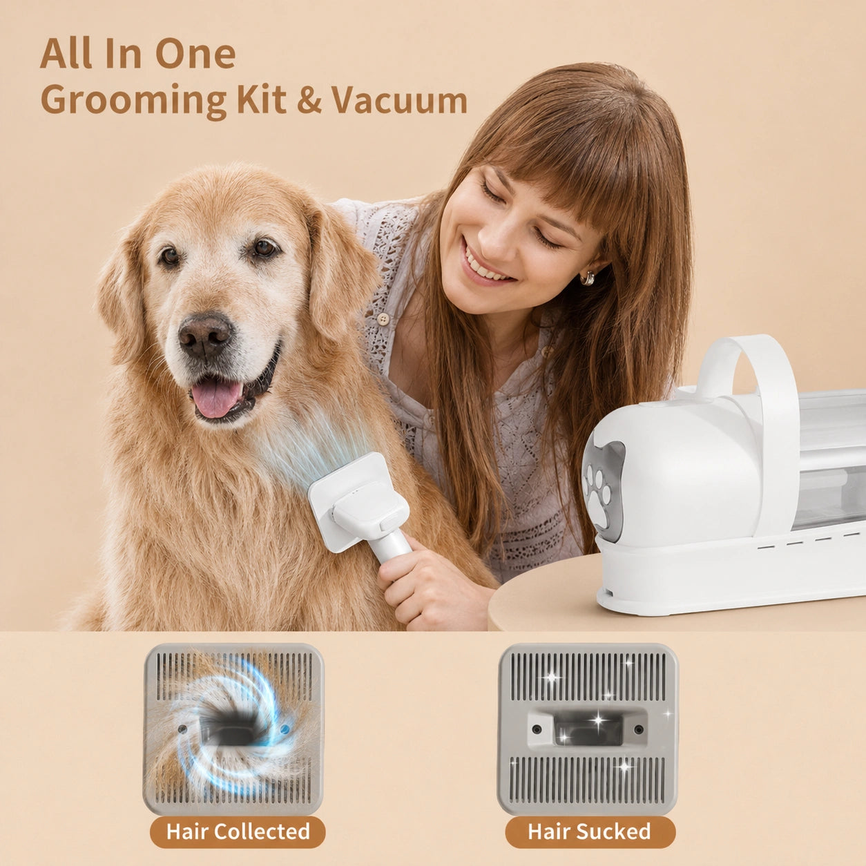 HeritageLab™ AeroVac 7-in-1 Grooming Kit