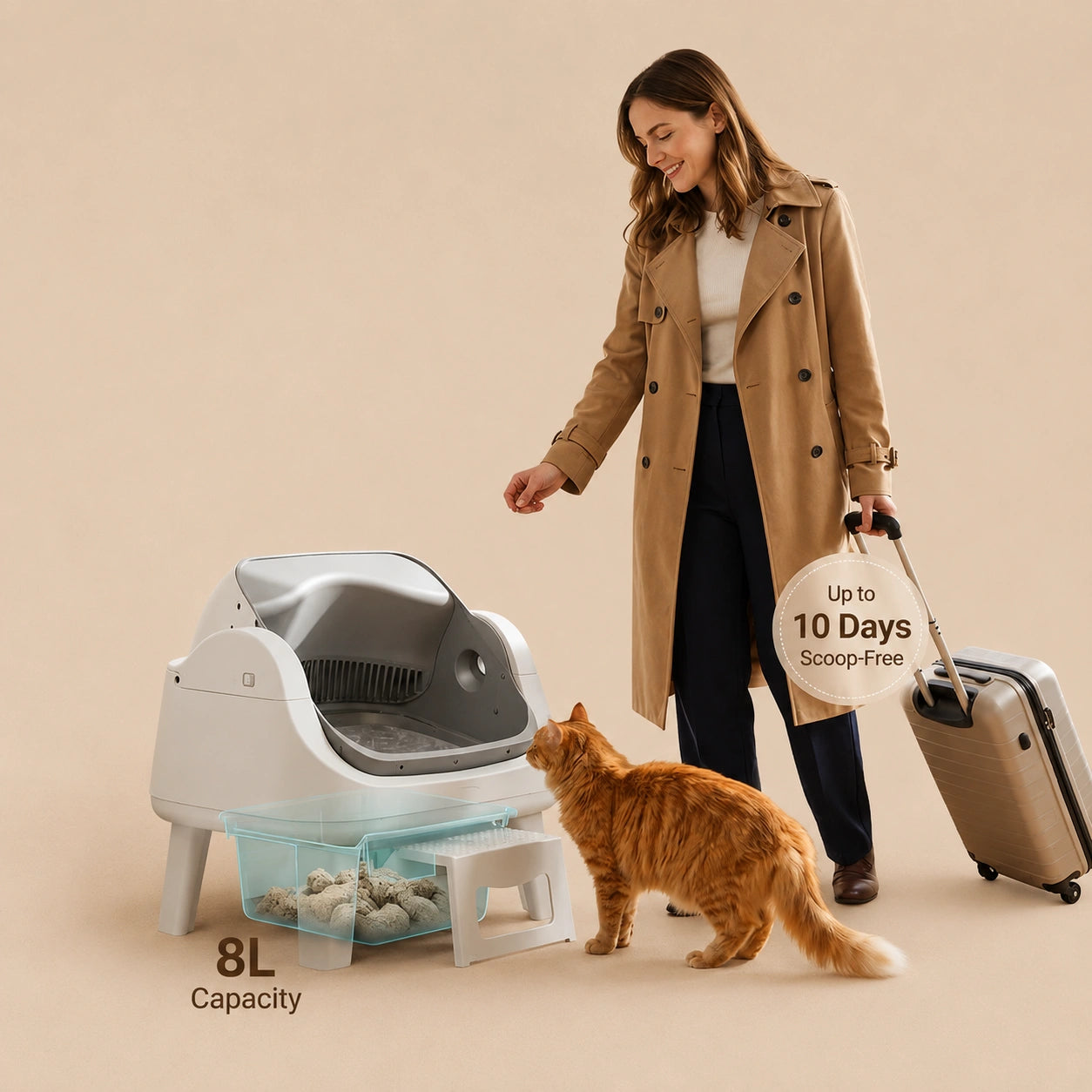 HeritageCloud™ CleanNest Auto-Litter Station
