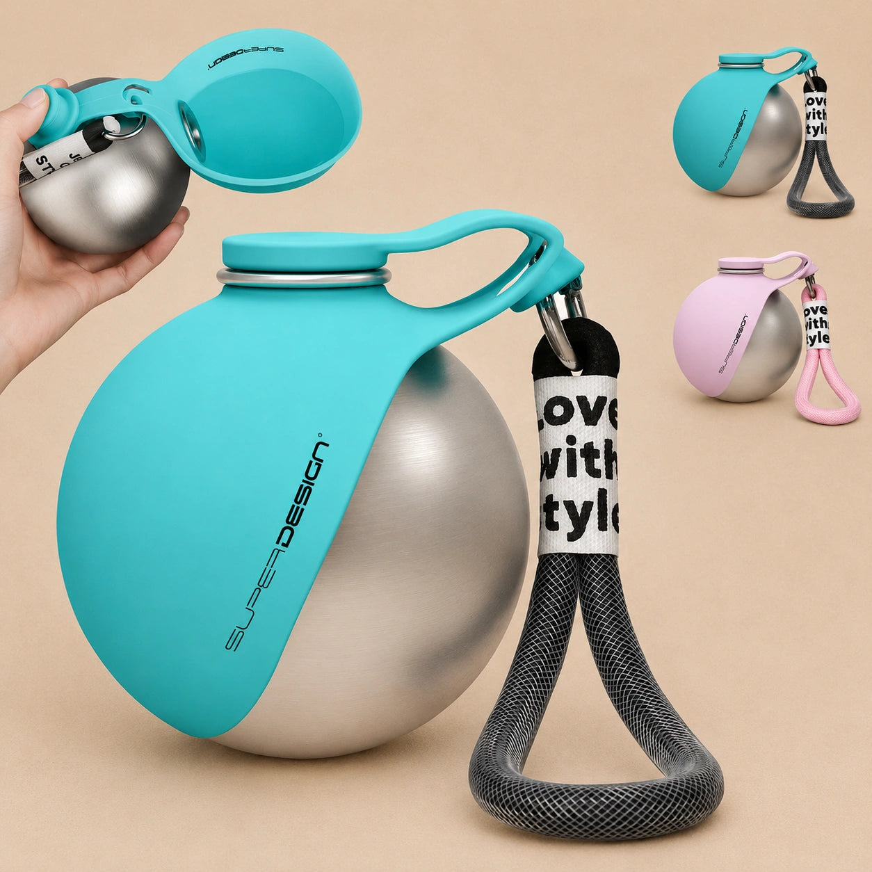 SilverHeritage™ HydroLoop Travel Hydration Flask