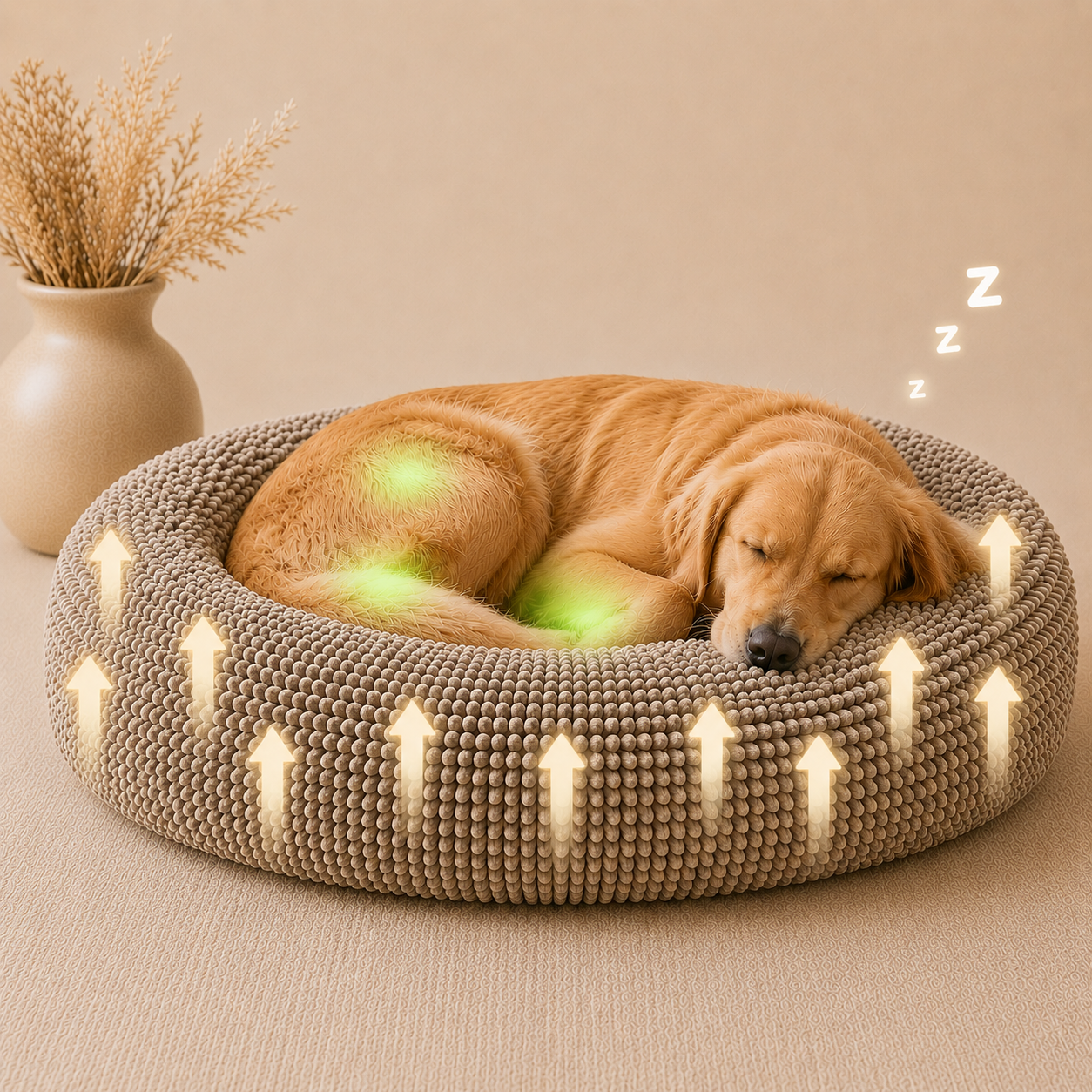 SilverHeritage™ CloudNest: Therapeutic Chenille Recovery Bed