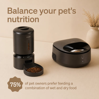HeritageCloud™ FreshMeal WiFi Refrigerated Automatic Wet Cat Food Feeder, 3-Day Cooling, 3 Timed Meals & App-Controlled Feeding