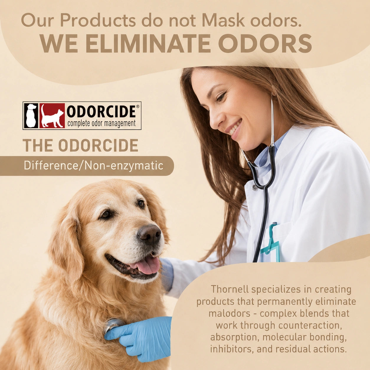 HeritageLab™ KennelPure 16 oz Concentrated Kennel Odor Eliminator, Non-Enzymatic Pet Deodorizer for Kennels, Crates, Floors & Grooming Areas