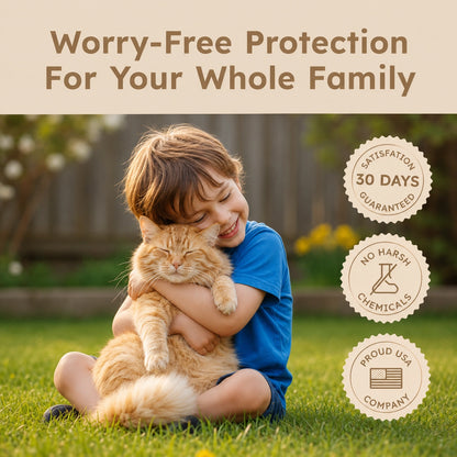 SilverHeritage™ CedarShield Plant-Based Flea & Tick Spray for Cats, Home, Bedding, Carpets & Outdoor Pet Areas with Cedarwood Oil, 16 oz
