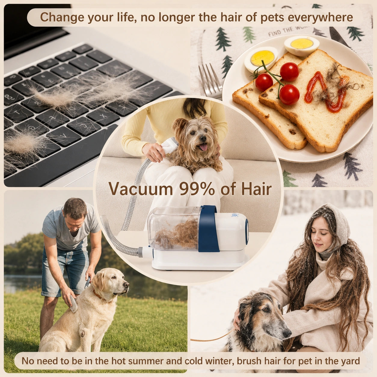 HeritageLab™ AeroVac Compact Grooming Vacuum