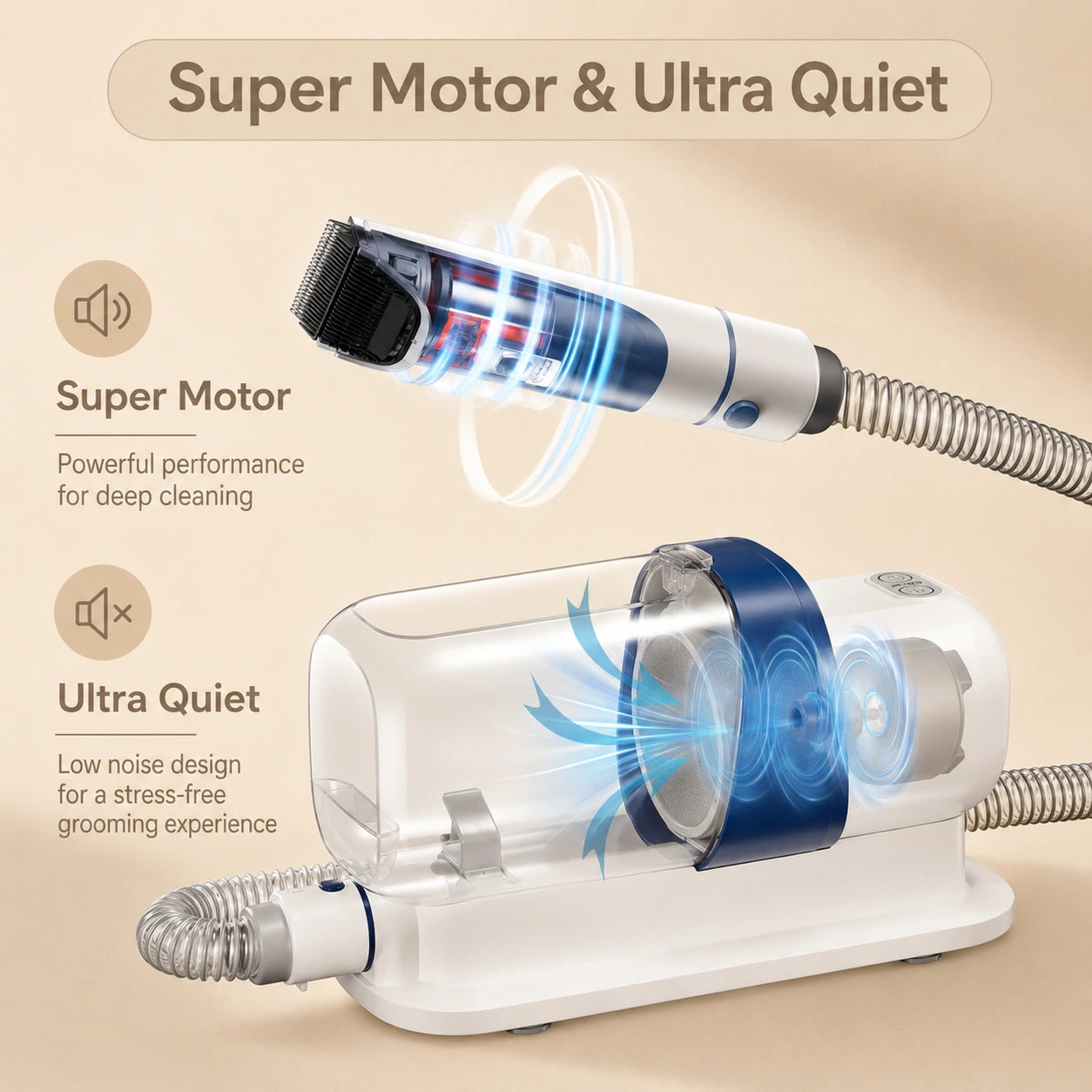 HeritageLab™ AeroVac Compact Grooming Vacuum