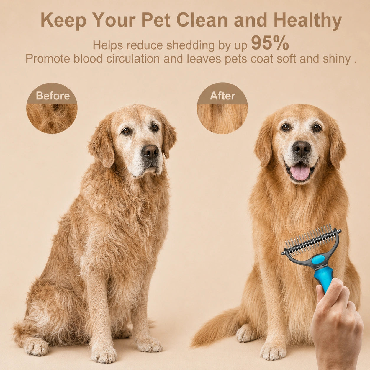 HeritageLab™ DualEdge Grooming Brush