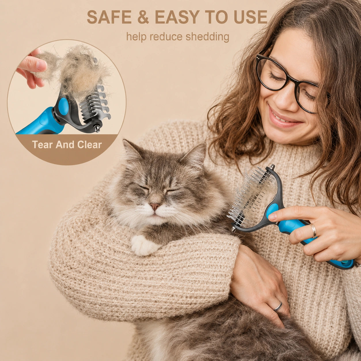 HeritageLab™ DualEdge Grooming Brush