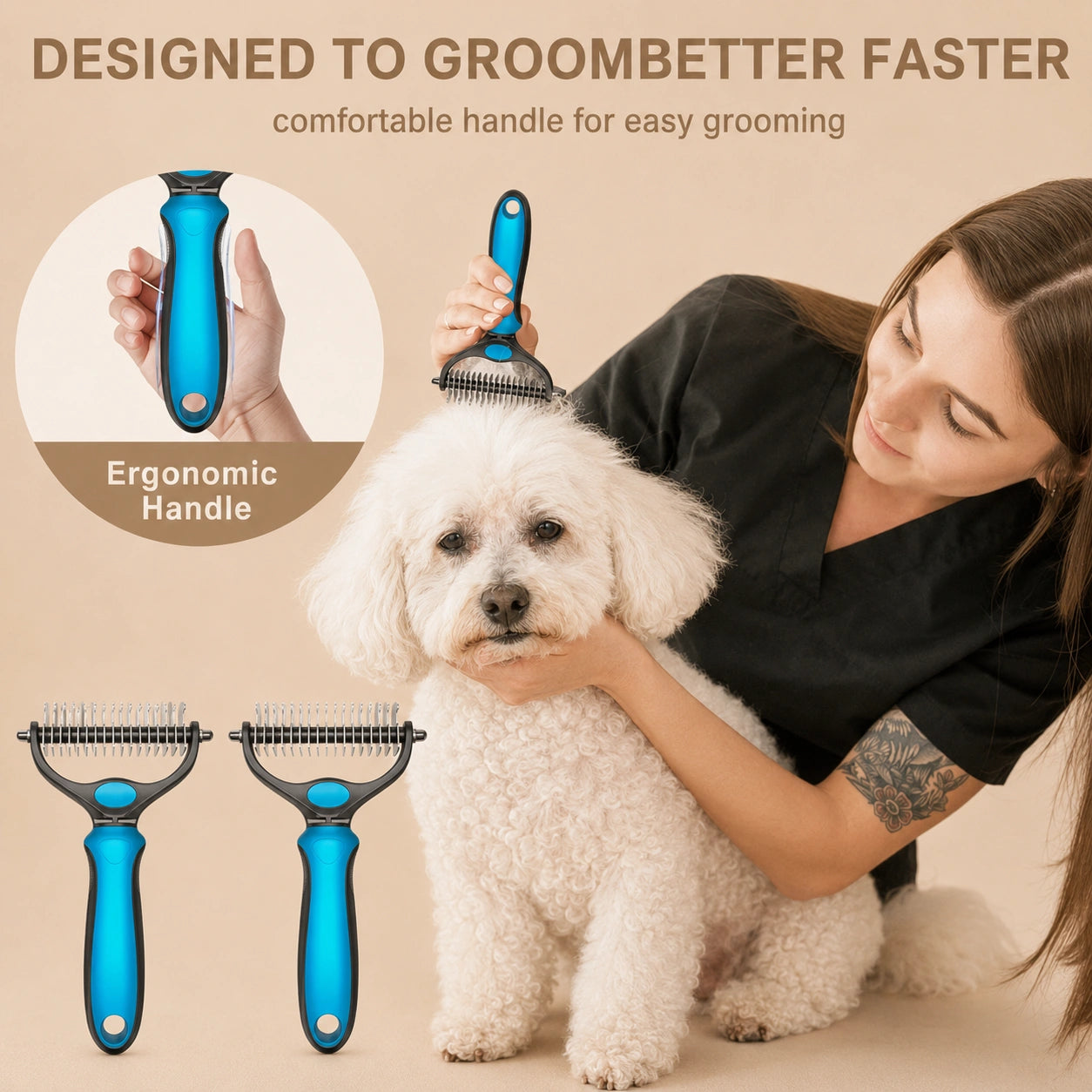 HeritageLab™ DualEdge Grooming Brush