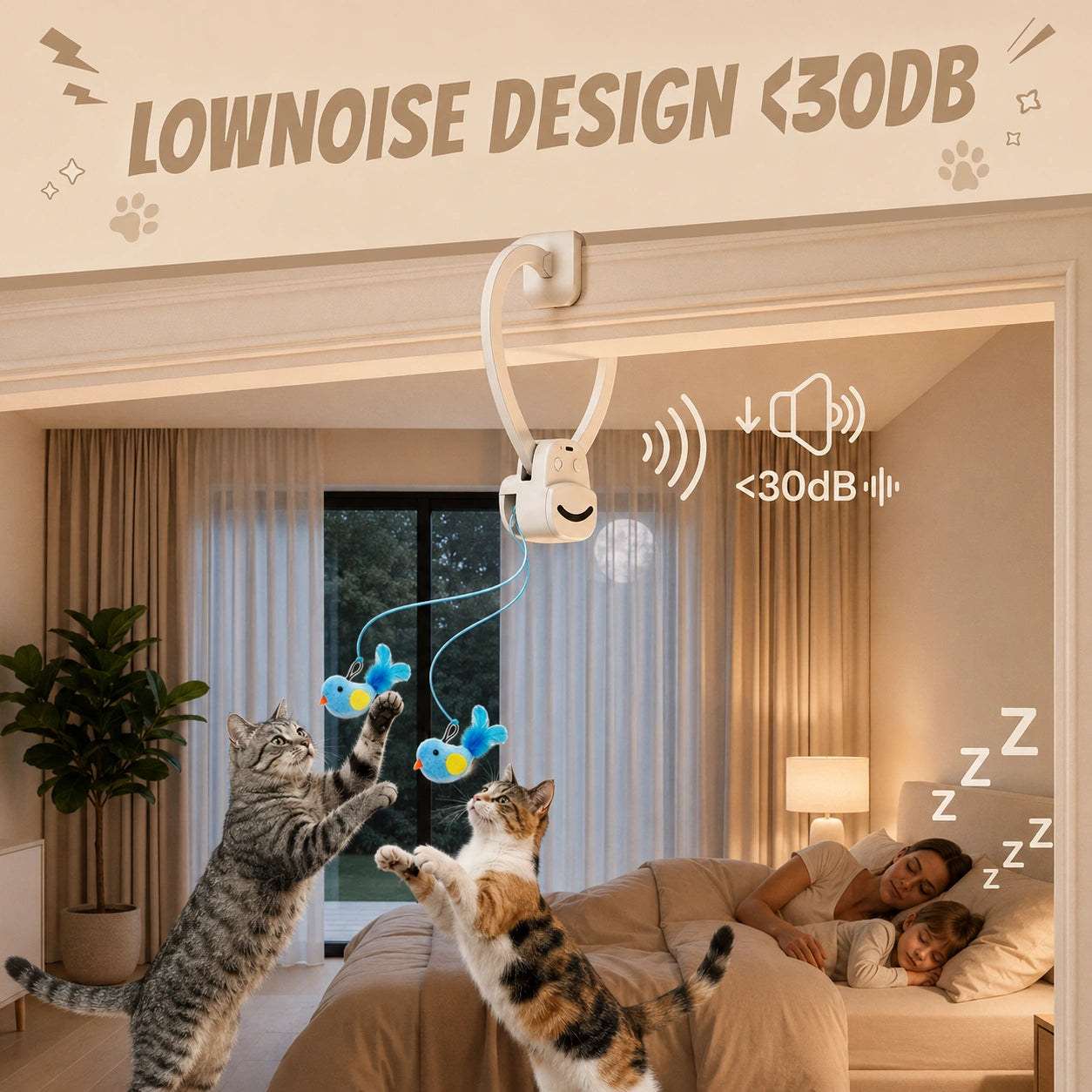 HeritageCloud™ SkyChase Interactive Cat Toy