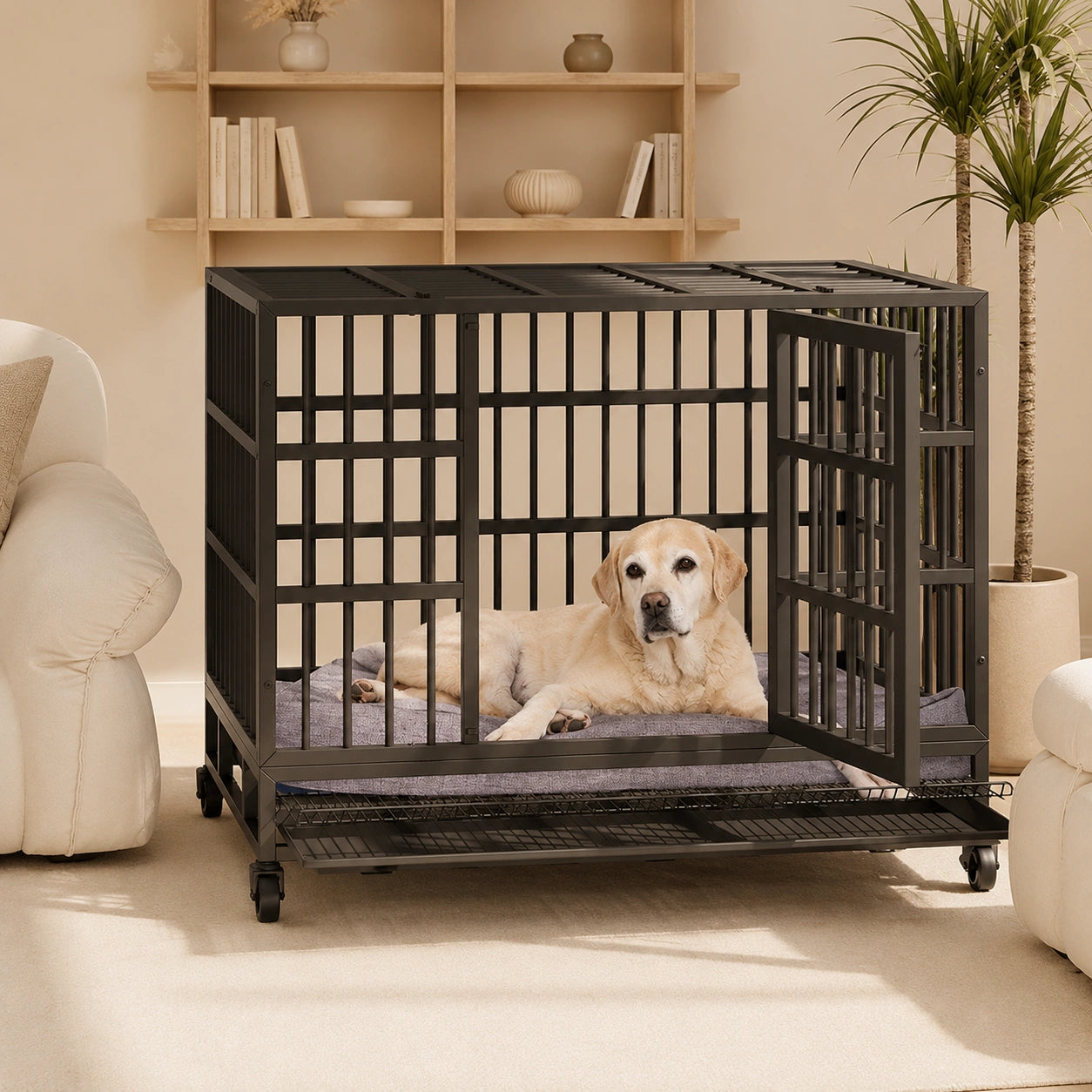 HeritageCloud™ IronGuard Steel Dog Crate