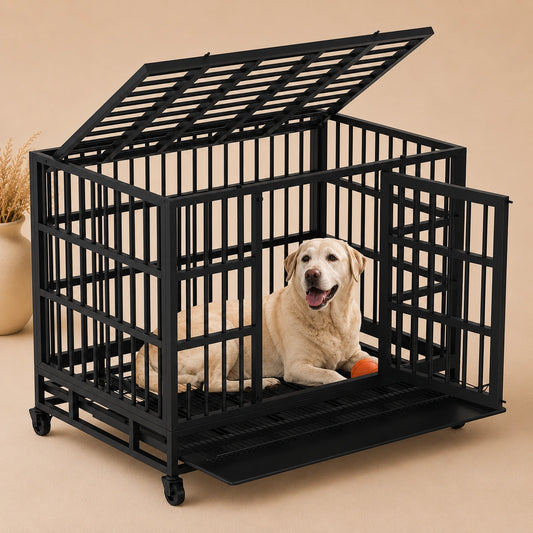 HeritageCloud™ IronGuard Steel Dog Crate