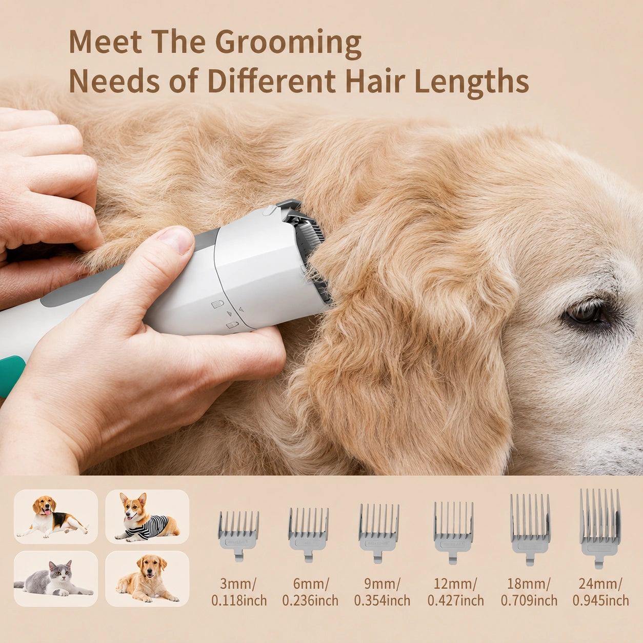 HeritageLab™ AeroVac 7-in-1 Grooming Kit