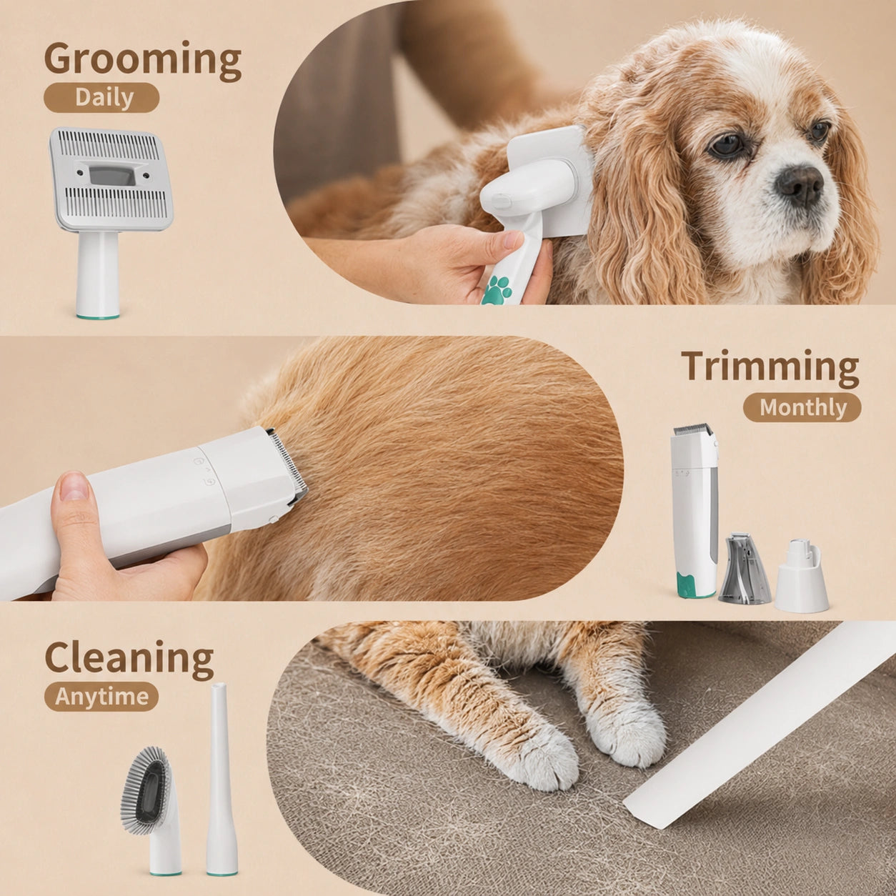 HeritageLab™ AeroVac 7-in-1 Grooming Kit