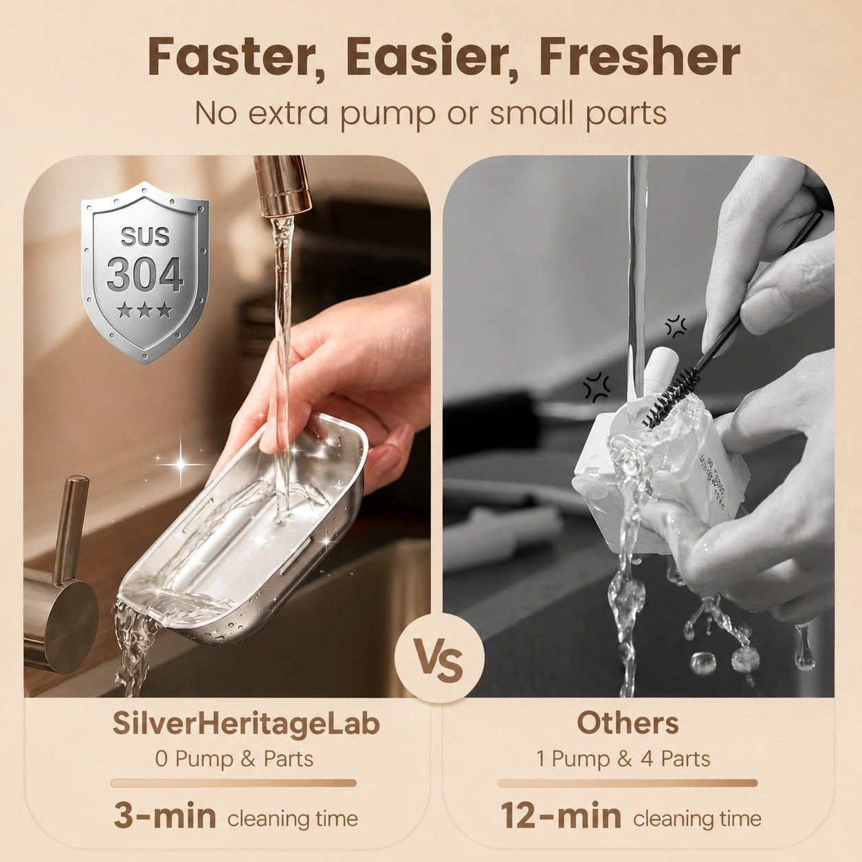 SilverHeritage™ PureFlow Filterless Cat Fountain