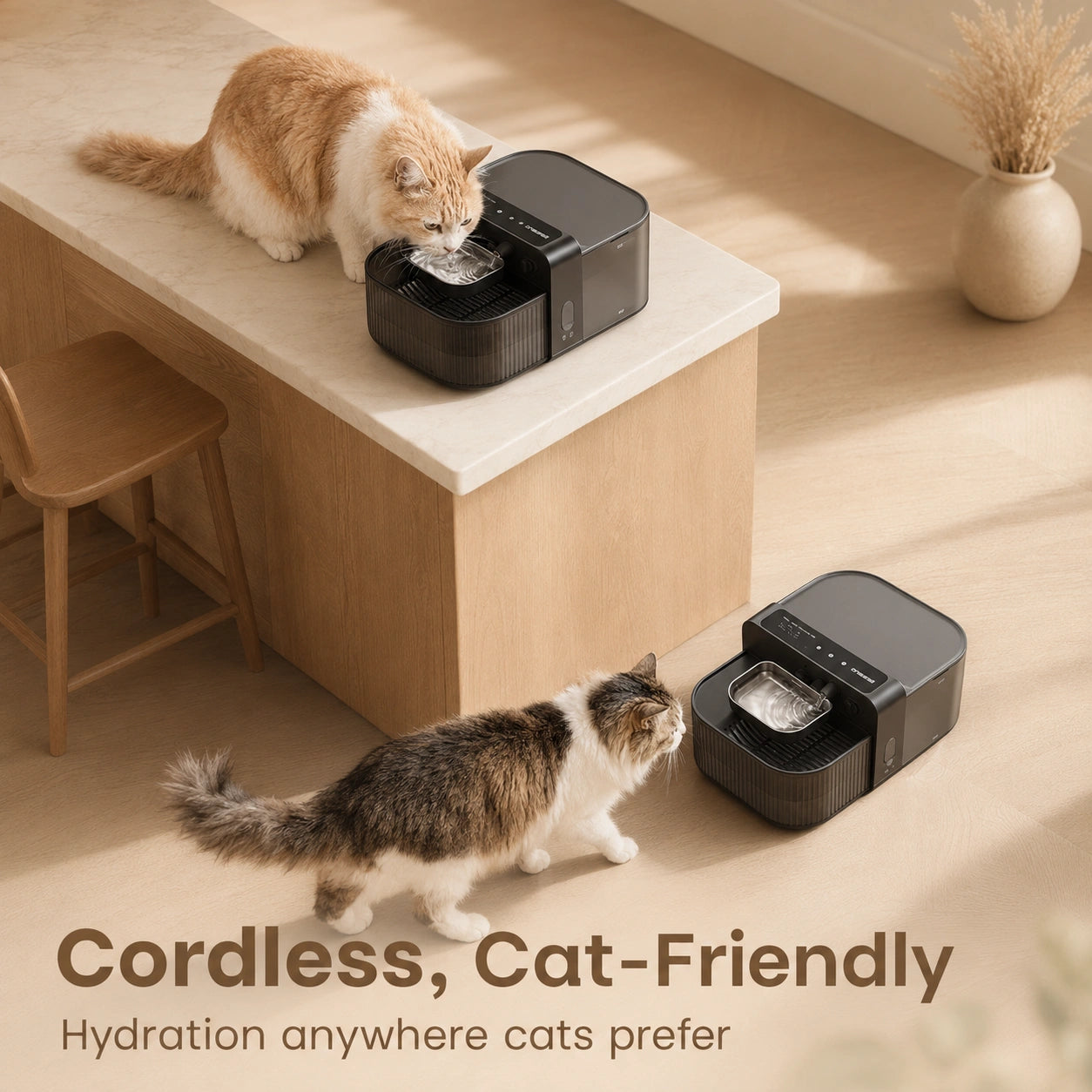 SilverHeritage™ PureFlow Filterless Cat Fountain
