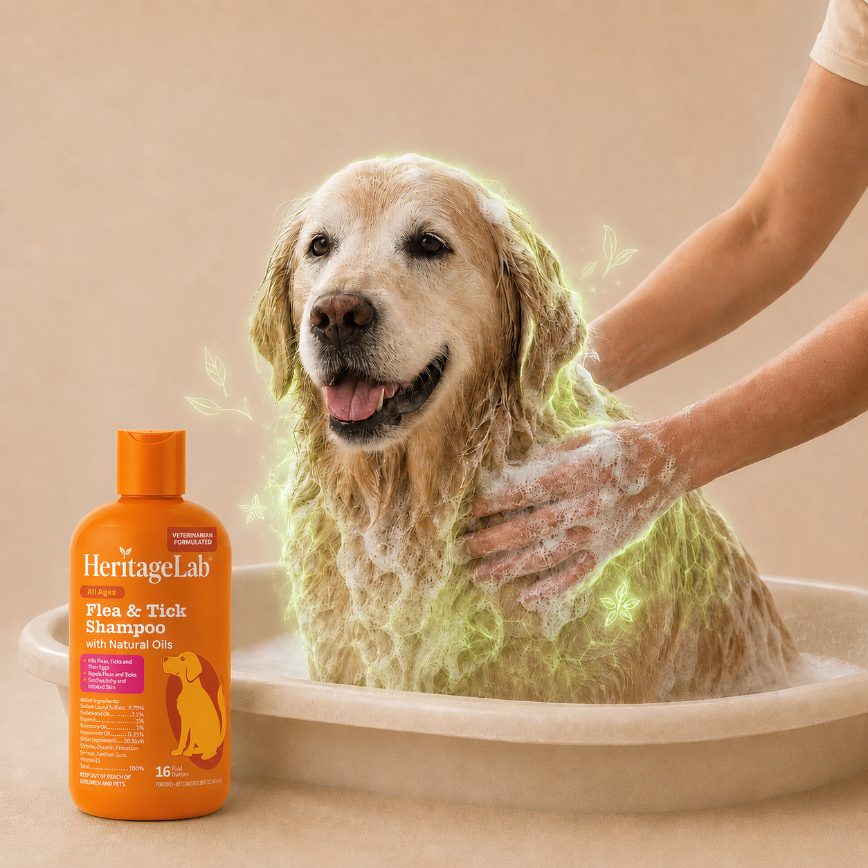 HeritageLab™ CalmShield Flea & Tick Shampoo