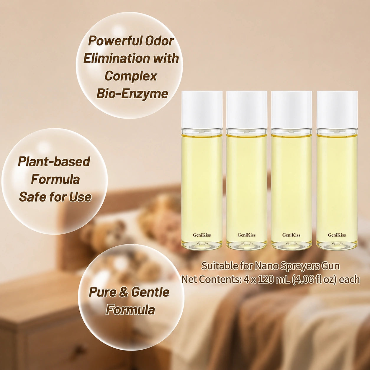 SilverHeritage™ PureMist Bio-Enzyme Deodorizer Spray
