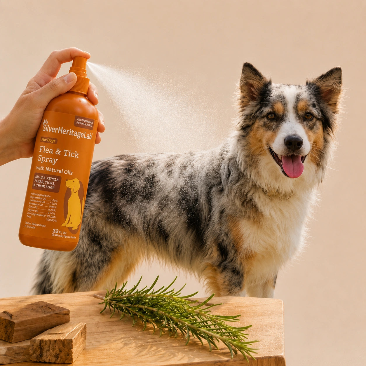 SilverHeritage™ CalmShield Flea & Tick Defense Spray