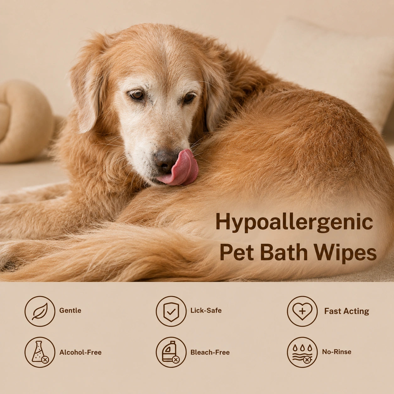 HeritageLab™ PureSwipe Deodorizing Grooming Wipes