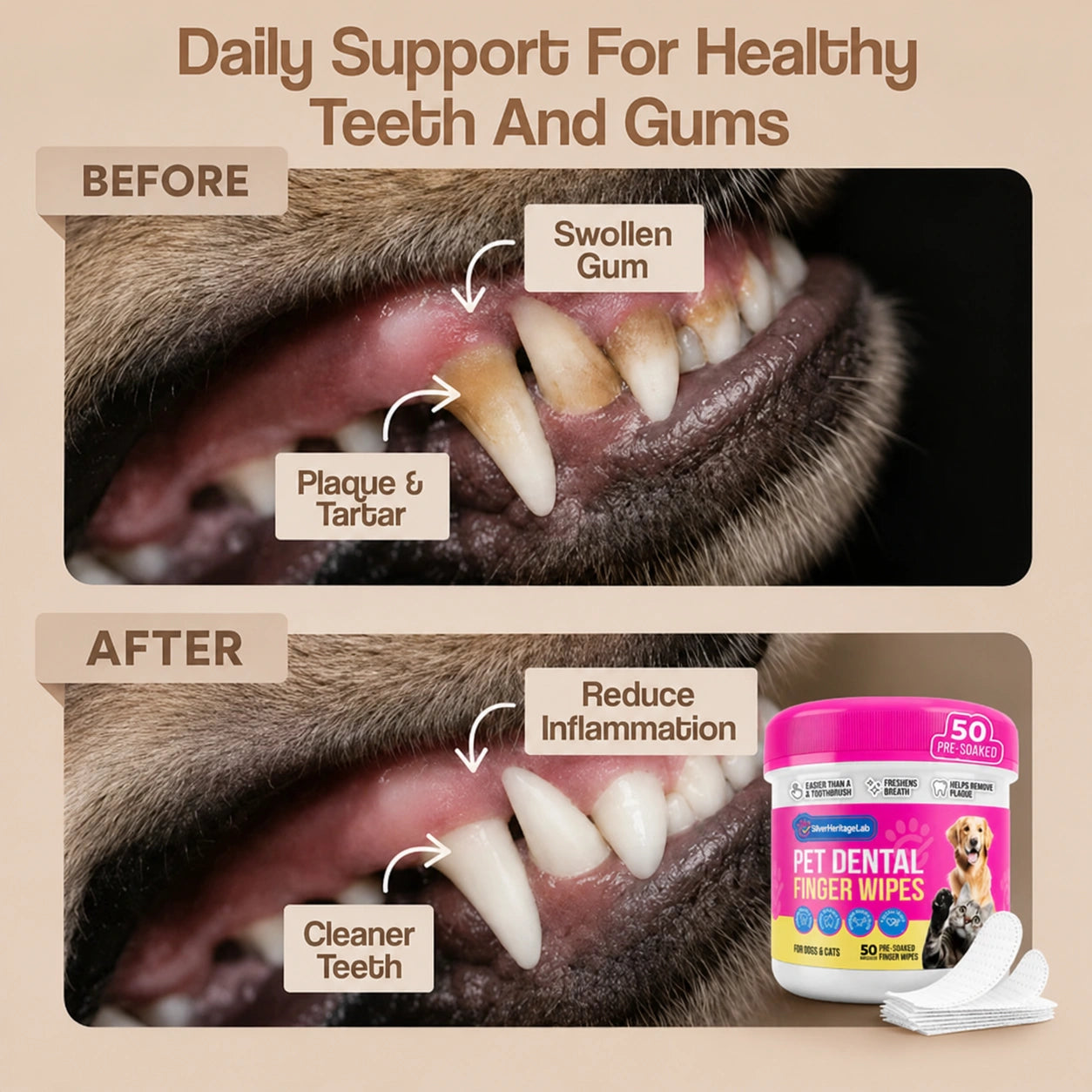 HeritageNurture™ Daily Oral Fresh-Wipes