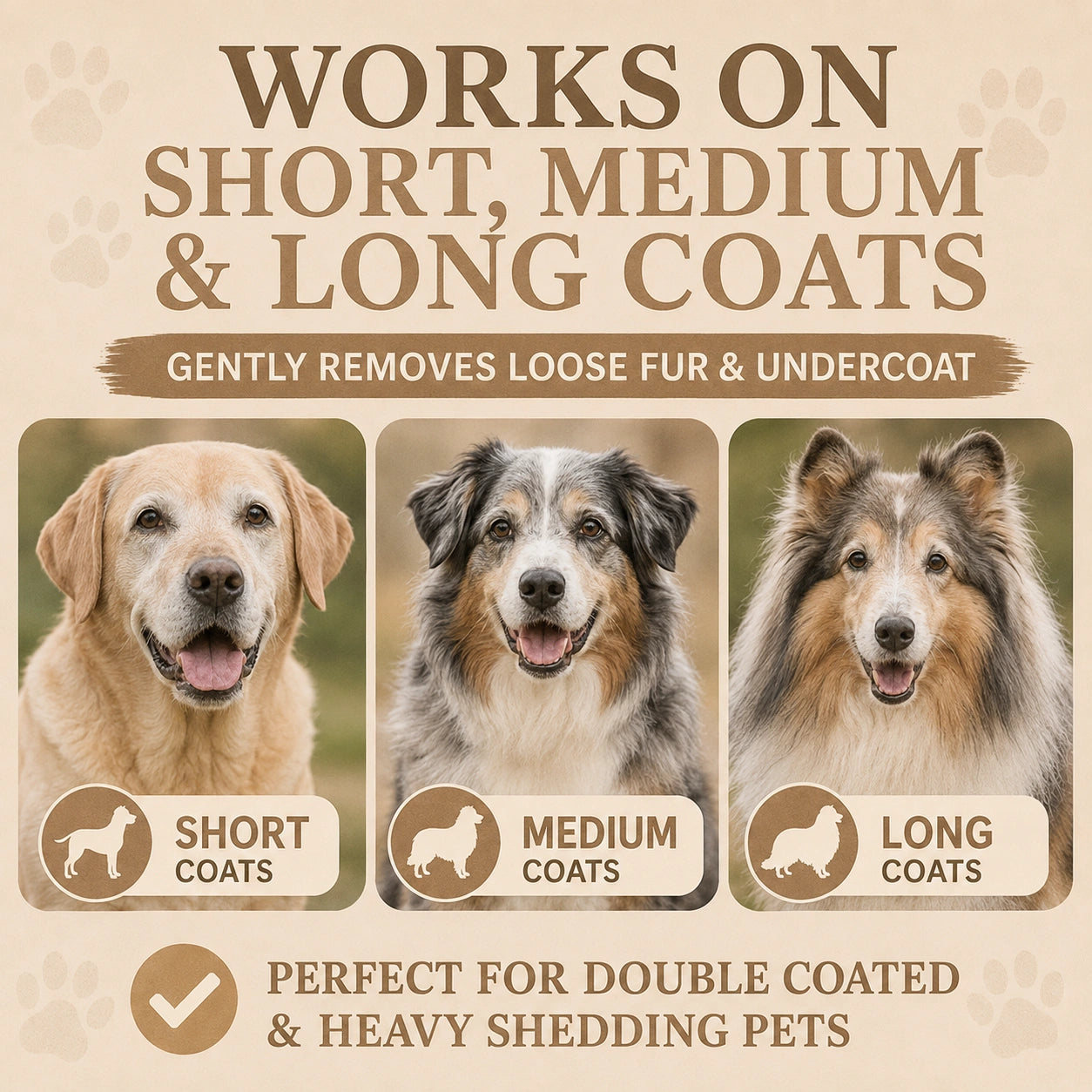 HeritageNurture™ ShedEase Grooming Brush