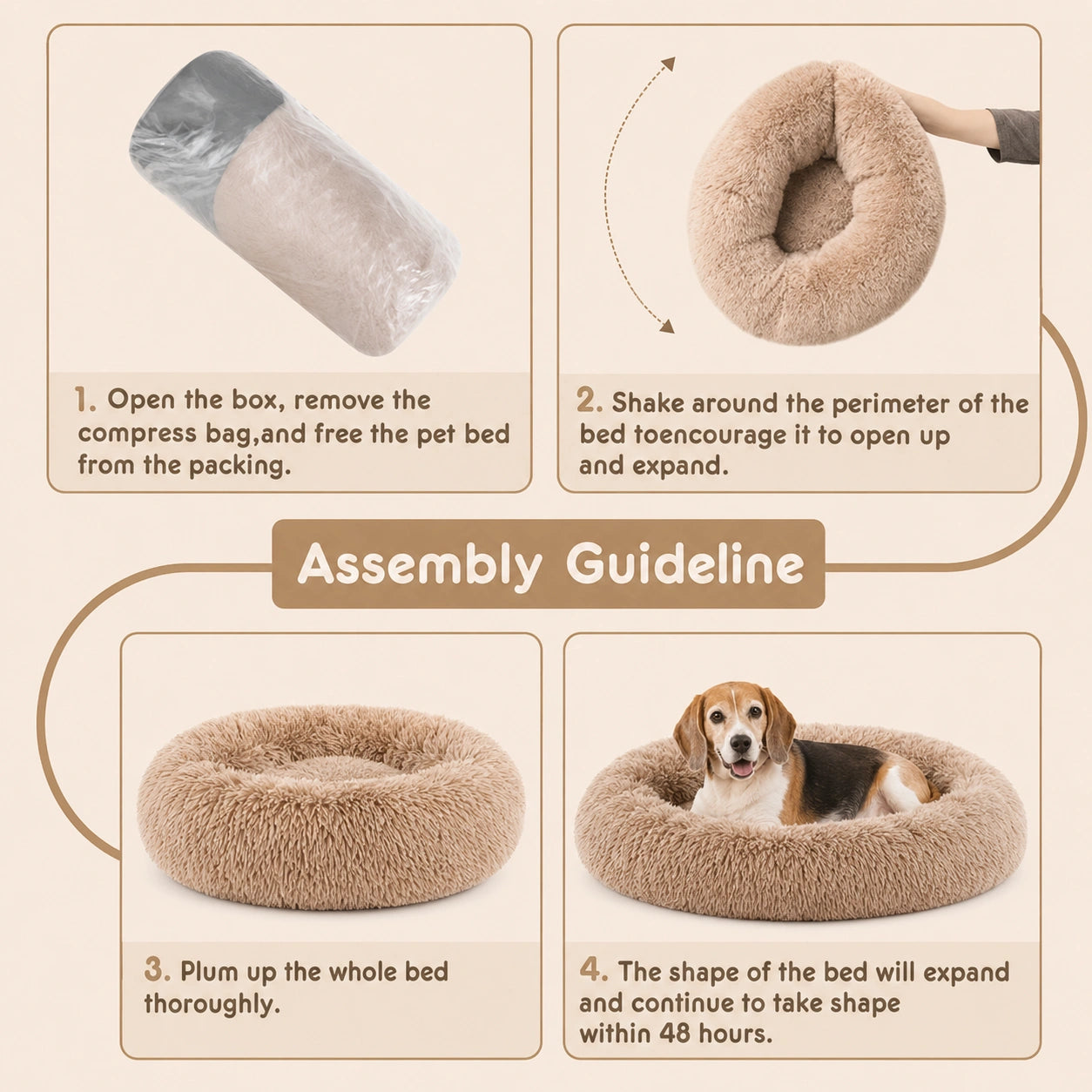 SilverHeritage™ DeepRest Orthopedic Donut Bed