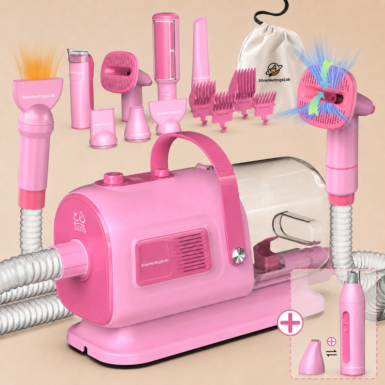 HeritageLab™ AeroVac Pro Grooming Vacuum