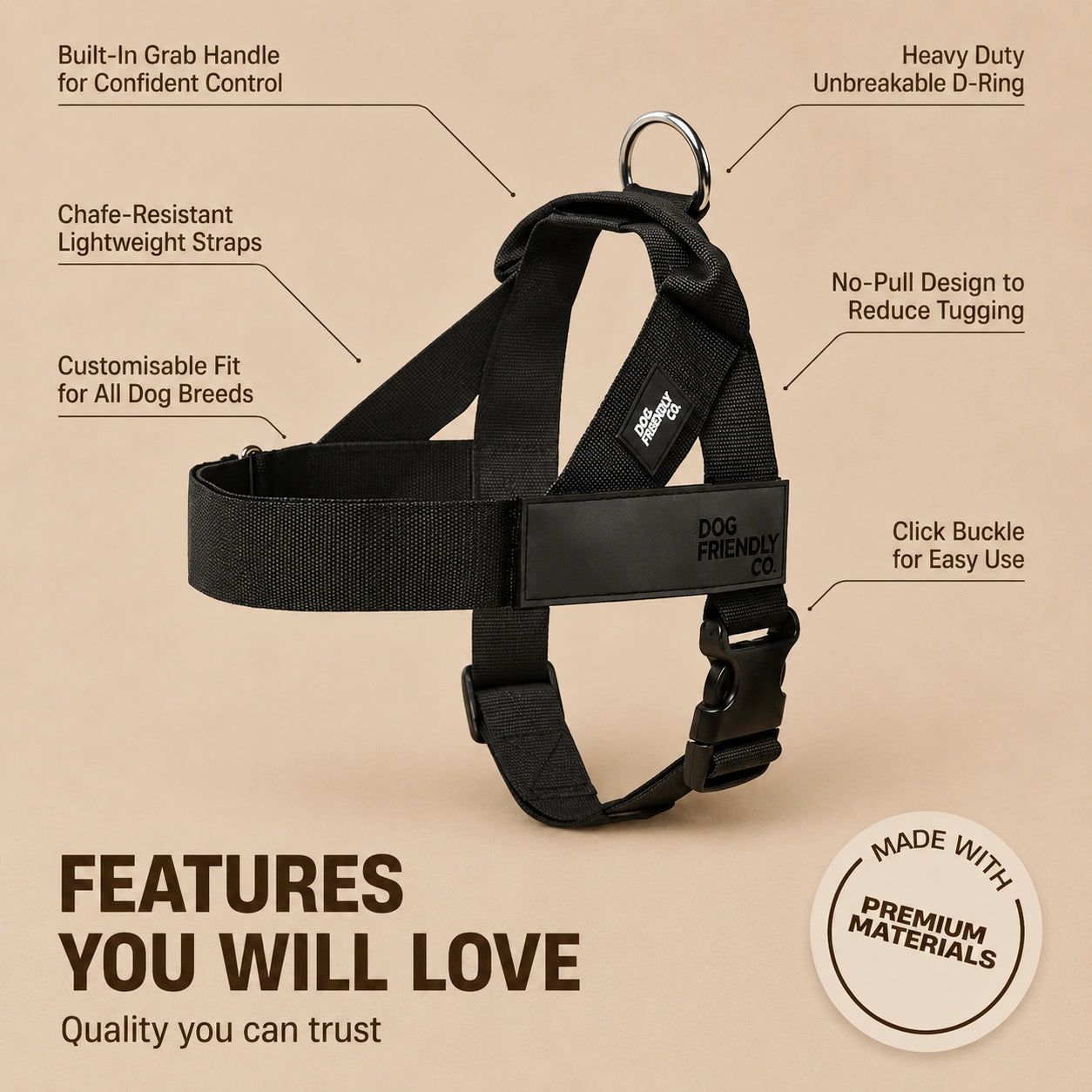 SilverHeritage™ GlowStride Comfort Harness