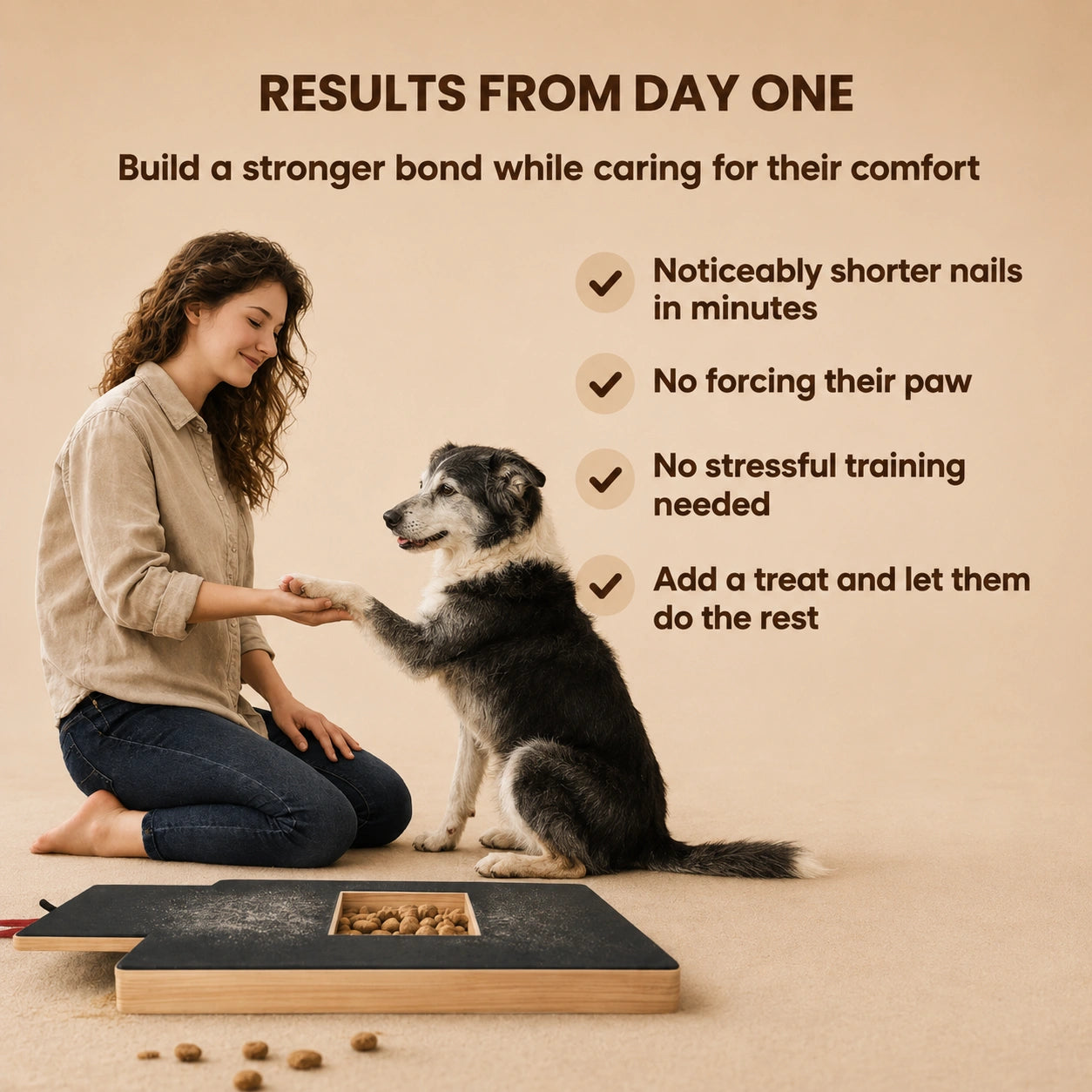 HeritageNurture™ CalmGrind Stress-Free Nail Board