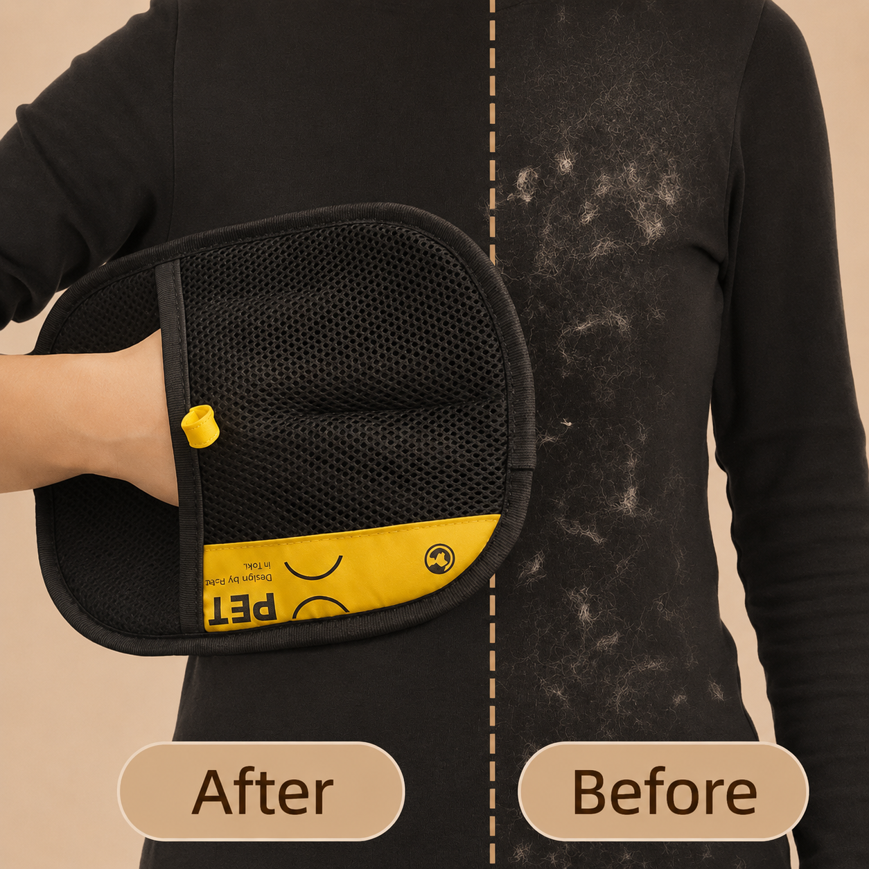HeritageNurture™ FurSweep Electrostatic Grooming Glove