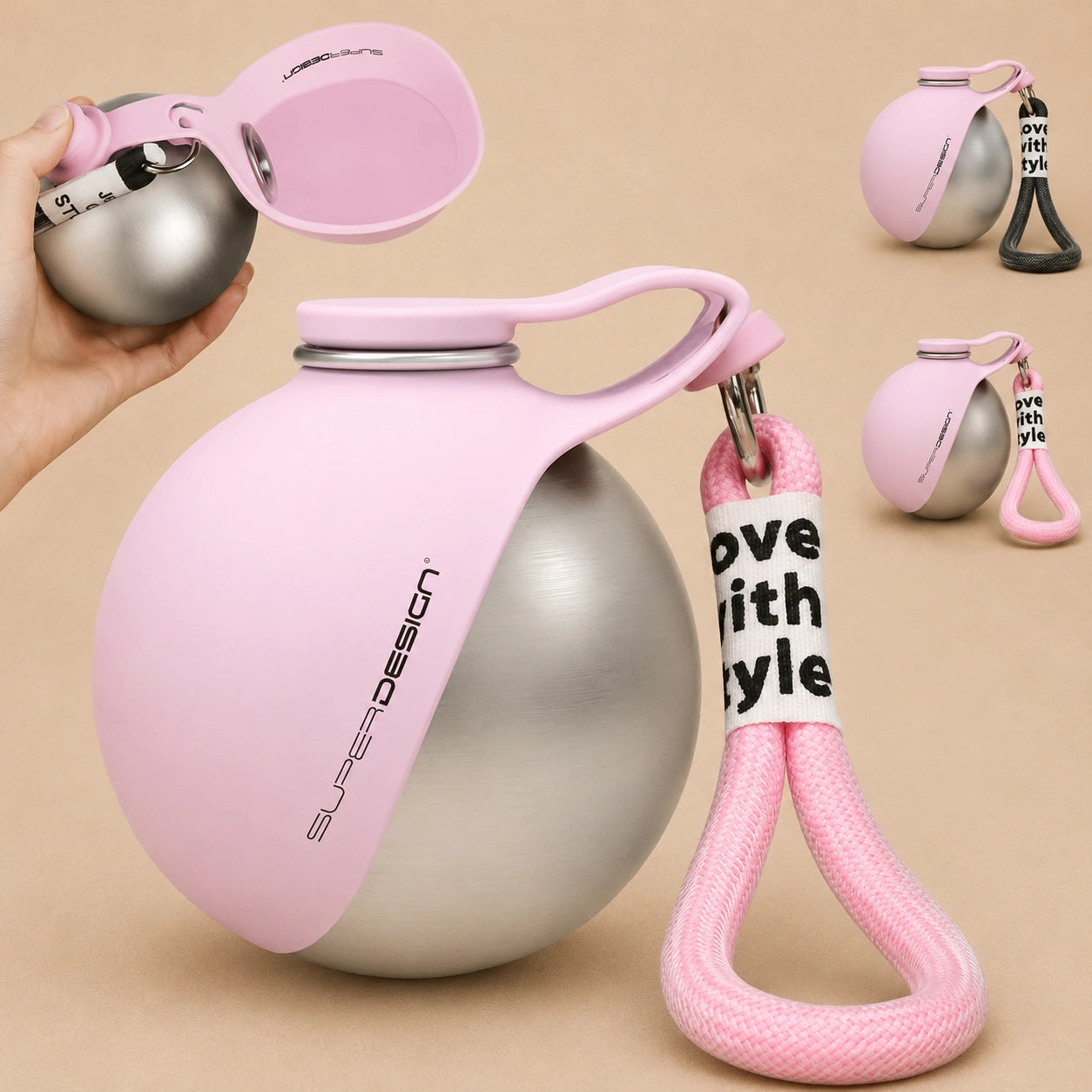 SilverHeritage™ HydroLoop Travel Hydration Flask