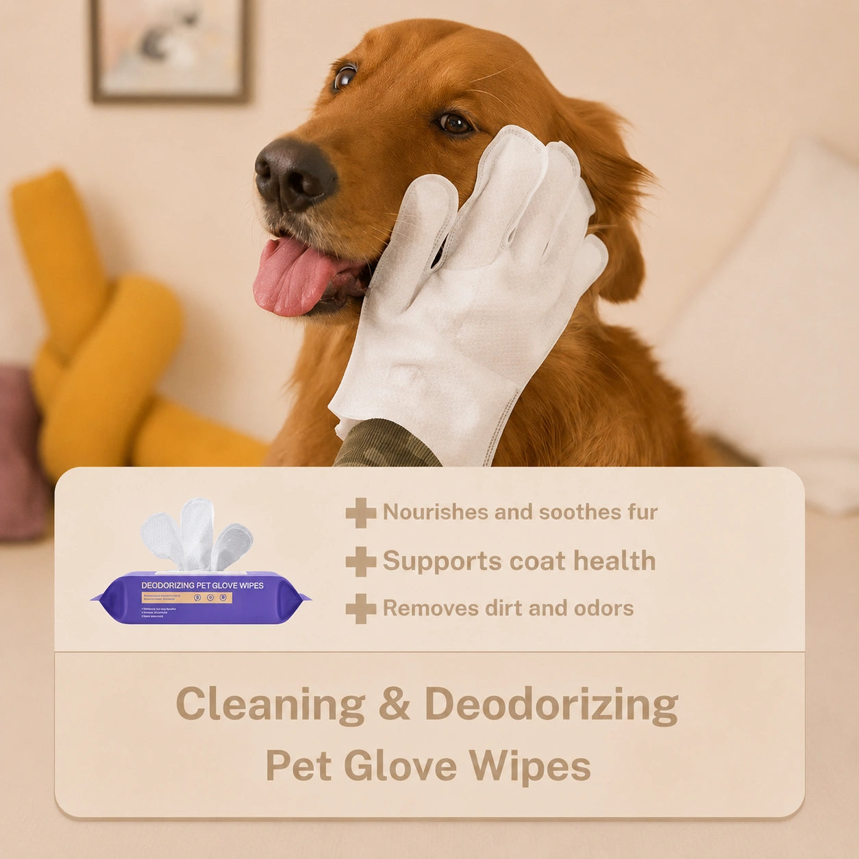 HeritageLab™ PureSwipe Deodorizing Grooming Wipes