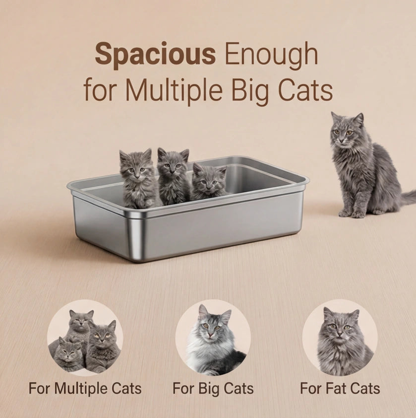SilverHeritage™ CleanStep Stainless Litter System