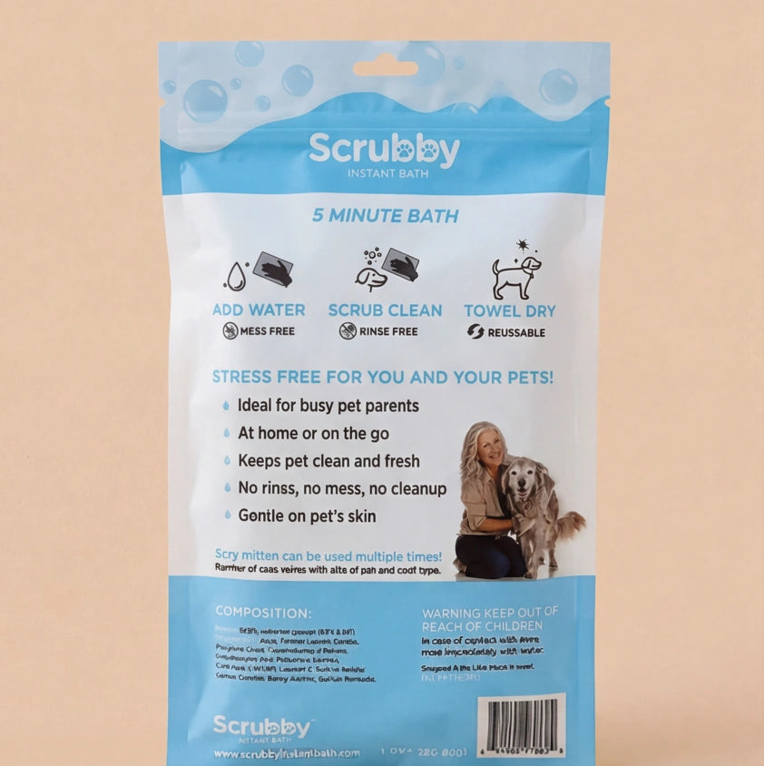 HeritageNurture™ CleanTouch Rinse-Free Mitts
